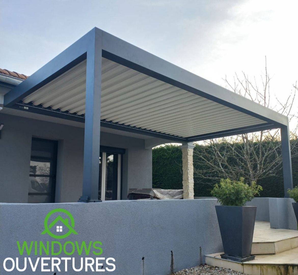 Installation de pergola bioclimatique dans le 30
