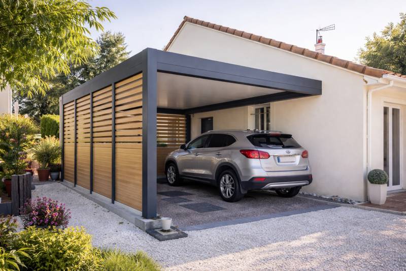 Menuiserie à Bourgoin Jallieu pour la pose de Pose d'une carport aluminium en Isère