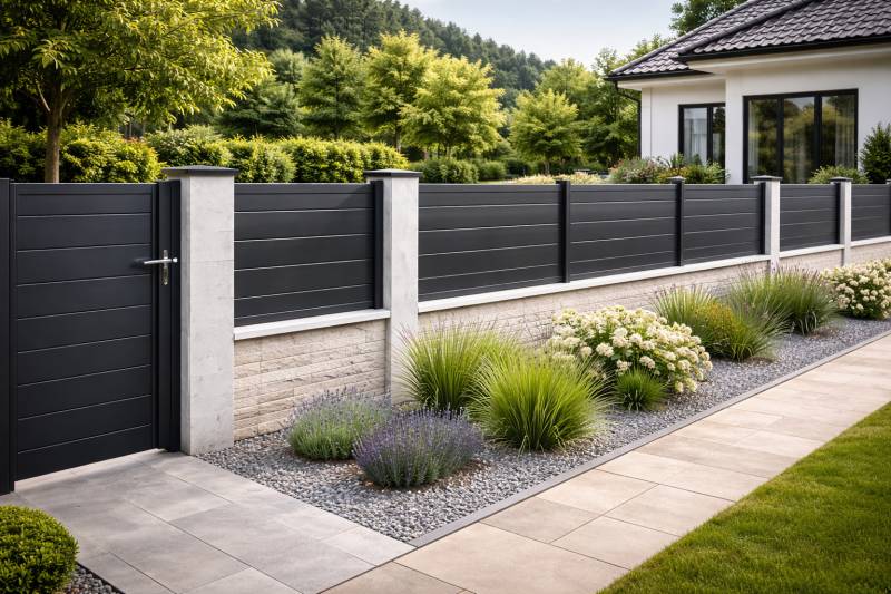 Pose d'une clôture à Morestel en Isère