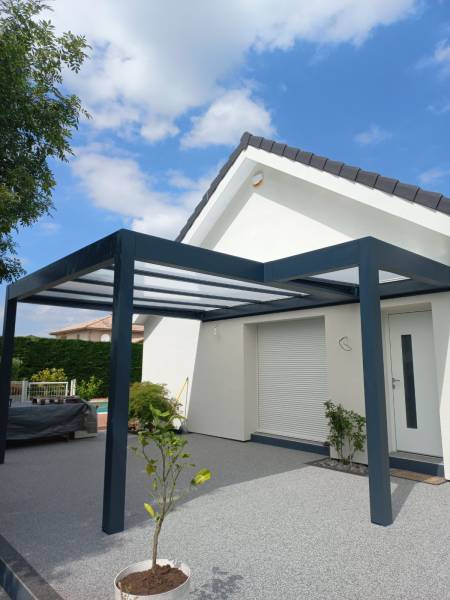 Conception et pose d’une pergola toit fixe à côté de Crémieu (38)
